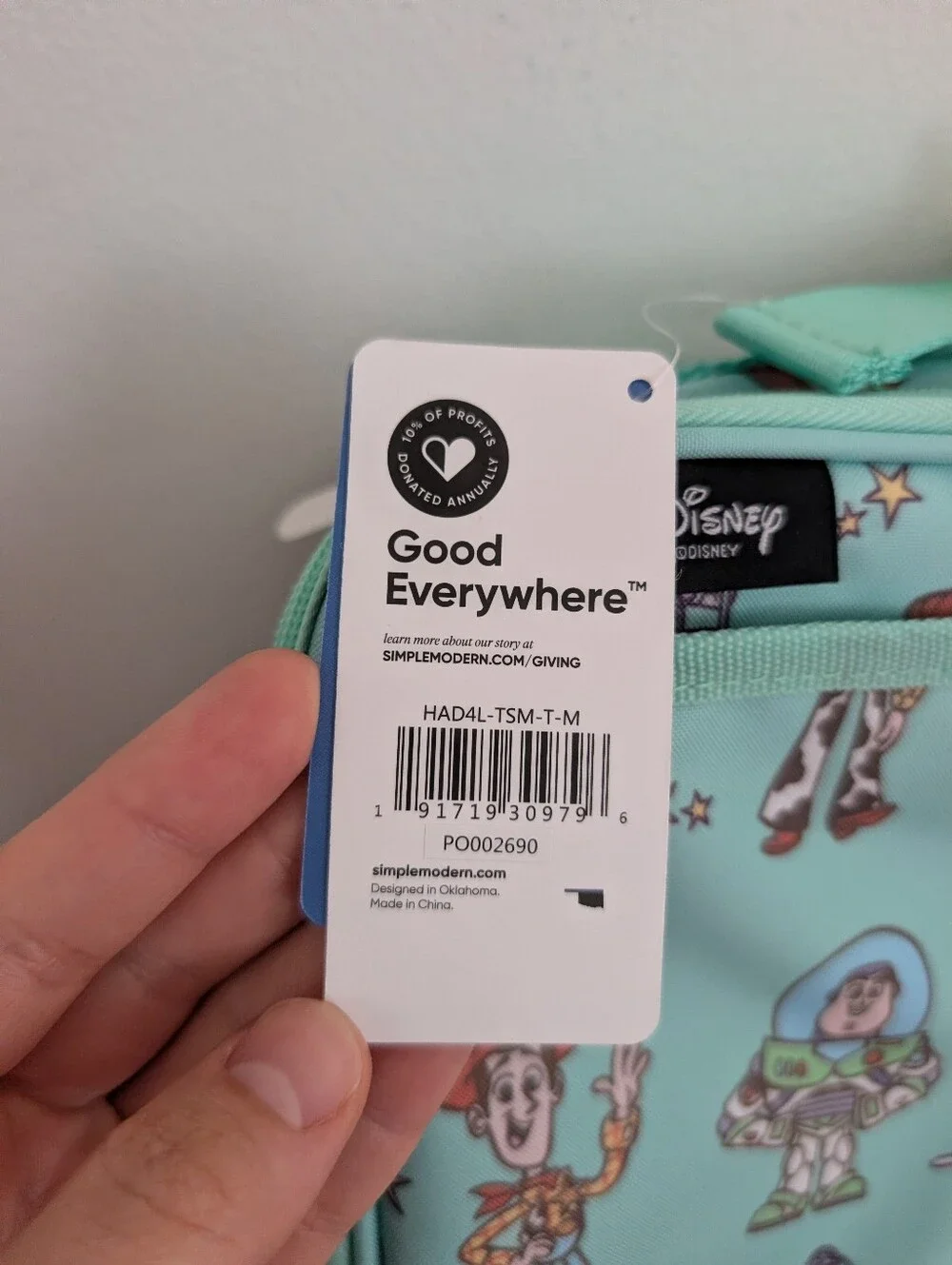 Simple Modern Disney Pixar Toy Story Fletcher Backpack and Hadley Lunch Bag 2026